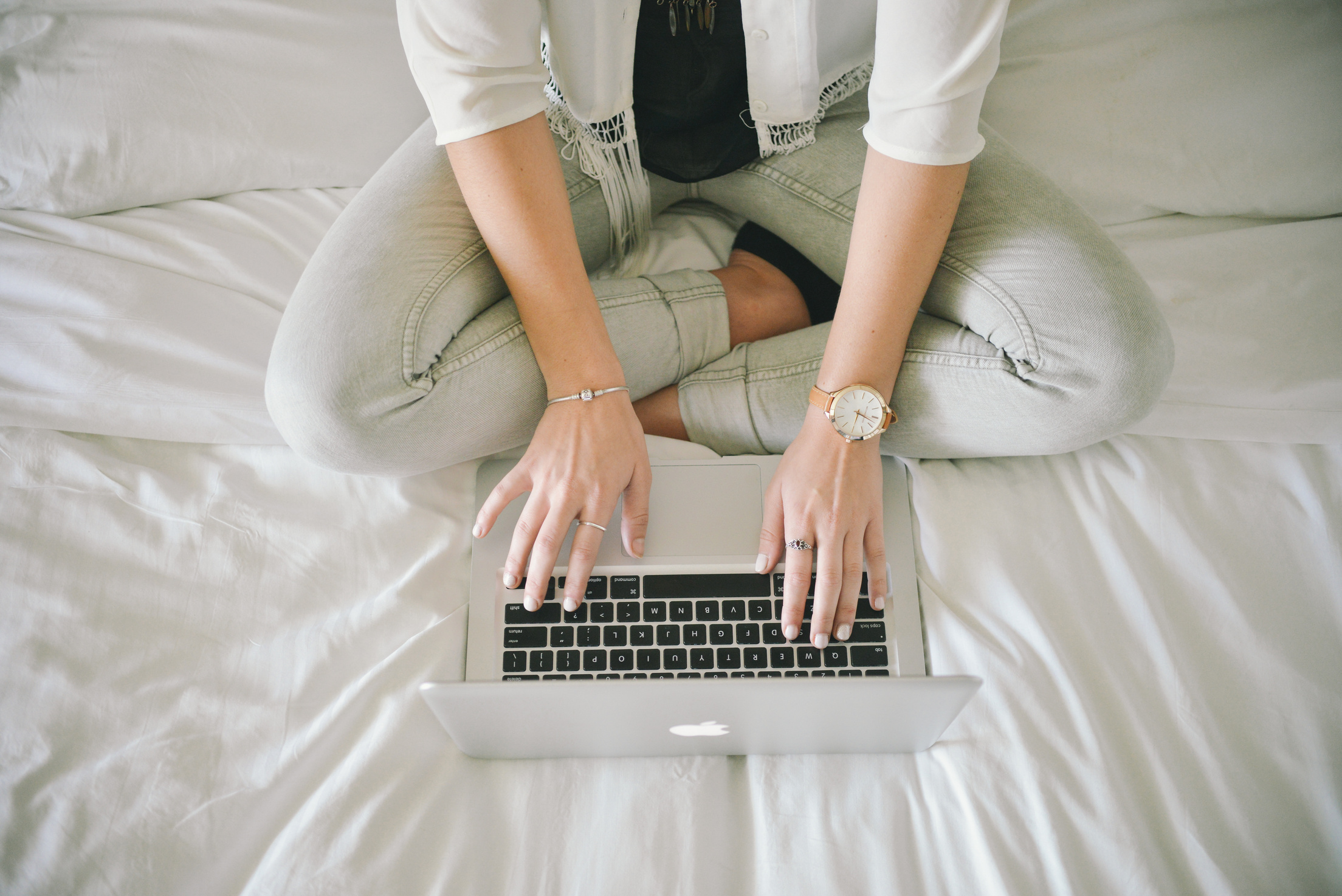 Person Using Macbook Pro